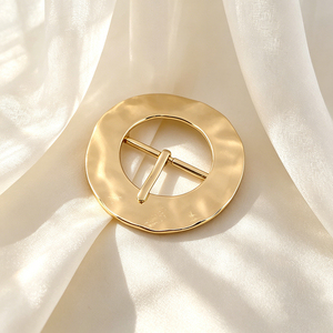 Hebilla de Cinturón con Anillo en D para Mujer, Acabado Brillante, Aleación Pulida, Cierre Rápido para Accesorios de Cuero de Moda - Product Image 5