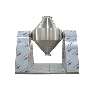 W seeds blender fertilizer waist drum shaped mixing machine price chemical spice double cone mixer for powder