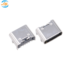 Nhà Máy Bán buôn <span class=keywords><strong>USB</strong></span> nữ sạc cổng ổ cắm loại C nữ nối 6P 16P 24p <span class=keywords><strong>SMT</strong></span> loại trên tàu tốc độ truyền cao - Product Image 4