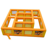 Labyrinthe gonflable géant extérieur pour adultes Jeu de sport Labyrinthe Labyrinthe Terrain de jeux gonflable