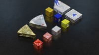 Feuille d'aluminium laquée à revêtement composite de 12 microns, souple et pure pour l'emballage de fromage triangulaire