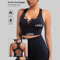 Soutien-gorge de sport respirant et doux à maintien élevé pour femme, dos nu, idéal pour le yoga, le fitness et la course à pied – Vente directe usine