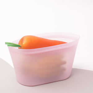 ถุงเก็บอาหารซิลิโคนแบบใช้ซ้ำได้ ดีไซน์รูซิลิโคนสร้างสรรค์ กันน้ำ ใช้กับไมโครเวฟได้ เหมาะสำหรับใช้ในครัว เกรดสำหรับอาหาร ใช้สำหรับเดินทาง ใส่แปรง - Product Image 6