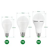 Ampoule LED intelligente 4W 7W AC A19 avec détection de mouvement par radar, culot E27/B22, en plastique, pour usage résidentiel, avec capteur marche/arrêt