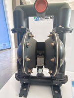 Pompe à double diaphragme en aluminium de 3 pouces de qualité certifiée, robuste et de qualité supérieure, avec diaphragme en PTFE pour la manipulation de liquides industriels généraux