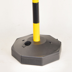 Postes Delimitadores de Tráfico con Base de Goma Ponderada, Postes de Seguridad Portátiles, Conos con Cuellos Reflectantes - Product Image 4