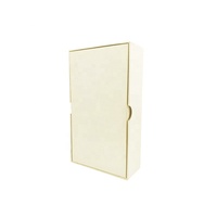 Boîte d'emballage rigide universelle pour téléphone portable avec logo personnalisé en relief, fermeture magnétique, matériaux recyclés, support interne pour chargeur