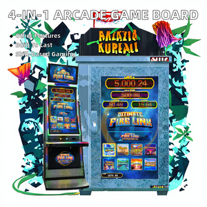 Nuovo arrivo mobile gioco Arcade con lucchetto Link 4 in 1 Loteria vita notturna Multi-gioco materiale metallico resistente - Product Image 2