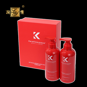 Commercio all'ingrosso acido ialuronico paffuto e soffice <span class=keywords><strong>Shampoo</strong></span> e maschera per capelli olio soffice riparazione liscia danni capelli ciocca cura dei capelli set - Product Image 2