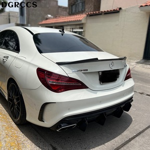 For W117 C117 CS Style Carbon Fiber <b>Rear</b> <b>Spoiler</b> Trunk Wing 2013-2019 Carbon Fiber - Product Image 6