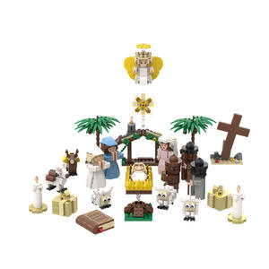 ตัวต่อพลาสติกข้ามพรมแดนสำเร็จรูปขนาด<span class=keywords><strong>1</strong></span>/12สร้างฉากนิทานในพระคัมภีร์คลาสสิกทางศาสนาที่สมจริง - Product Image 4