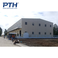 Mobilier de maison pré-assemblée, Structure en acier, modulaire moderne, idéal pour un garage, une clôture ou un entrepôt
