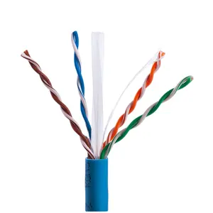 High Quality Cat6 23AWG +Best Price,Telecommunication Cable+CU or CCA Material,4-Pair UTP Cat6 Network Cable