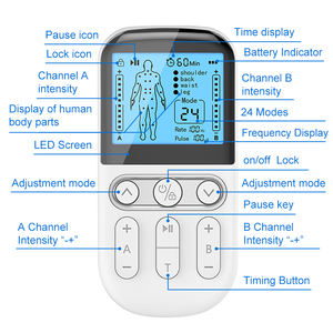Stimolatore del muscolo dell'unità di decine, ams massaggiatore macchina, terapia fisica elettronica di massaggio di impulso - Product Image 2