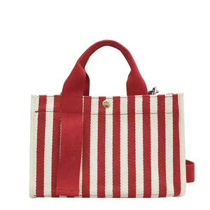 Gahumi Custom New Design Luxury Canvas Tote <b>Bag</b> Eco-friendly <b>Foldable</b> Cotton Shoulder Strap with Stylish Cartoon Pattern - Product Image 4