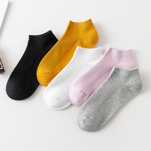 Men's <b>Ankle</b> <b>Socks</b> Solid Color Knitted Breathable Cotton Daily Wear White Gray <b>Black</b> Navy Blue - Product Image 4
