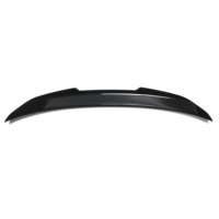 Spoiler de pare-chocs arrière ABS noir brillant PSM Wing Ducktail Lip pour BMW Série 4 F33 2013-2020, installation facile, protection et décoration