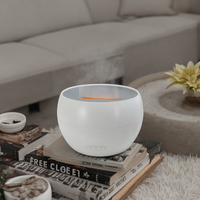 Meilleure vente Humidificateur d'air électrique USB ultrasonique Diffuseur d'arômes flammes de feu pour parfum d'huiles essentielles