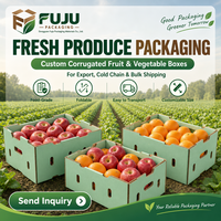Boîtes rigides en carton ondulé écologiques de haute qualité sur mesure, formes personnalisées avec logo pour l'exportation d'agriculture/fruits/légumes