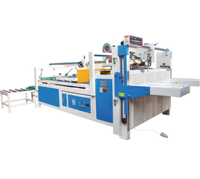 Machine à plier le carton ondulé semi-automatique, pour la colle