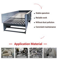 Alimentador Vibratorio Lineal Grizzly Hopper de Acero Inoxidable de Bajo Costo con Motor para Trituradora de Piedra