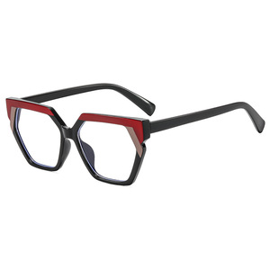 Occhiali da Vista Donna 2026 Nuovissimi con Montatura Patchwork Colorata Stile Cat-Eye, Occhiali Decorativi Trendy Anti-Luce Blu - Product Image 5