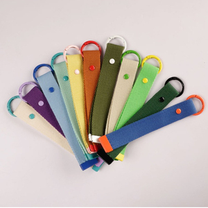 DWDP DIY <span class=keywords><strong>Bag</strong></span> Bagagem Lanyard Tag DIY Keychain Keyring Lavagem Etiqueta de lona Tecido Strap Charme Coreano Personalizado Pequeno Ferro em <span class=keywords><strong>Patches</strong></span> - Product Image 2