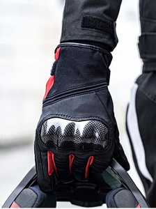 Accesorios para Motocicletas, Guantes de Motociclismo con Forro Polar Impermeables y Resistentes al Viento para Invierno, con Pantalla Táctil - Product Image 2