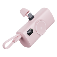Chargeur portable universel pour montre, mini batterie externe capsule de poche 5000mAh