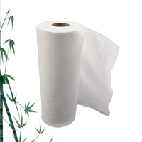 Serviette en microfibre de bambou biologique Chiffon de nettoyage à séchage rapide pour la vaisselle de cuisine Tissu non tissé