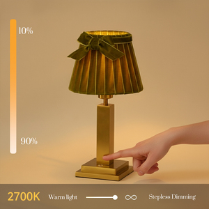 Hot Bán Không Dây Có Thể Sạc Lại E14 Bảng Đèn Vòng Vải Ăn Mặc Bóng Râm Cảm Ứng Mờ Cho Đám Cưới Nhà Hàng Tổ Chức Sự Kiện - Product Image 2