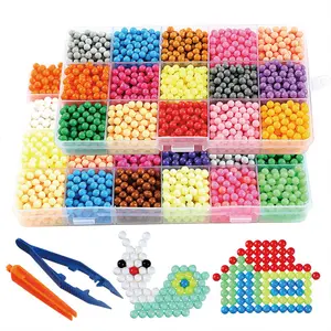 3D 24 Kleuren Puzzel Verse Parel Mist Magische Kralen Ambachten Refill Decoratie Jelly Dier Water Kralen