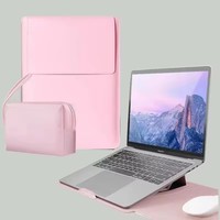 Housse fine pour ordinateur portable, non magnétique, avec support, 11 12 13 14 15, sac de protection avec pochette pour Macbook Huawei Xiaomi Notebook