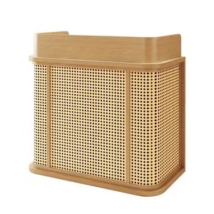Mostrador de Recepción Pequeño <span class=keywords><strong>Blanco</strong></span> para Clínicas de Belleza y Salones, Diseño Simple para Caja Registradora - Product Image 5