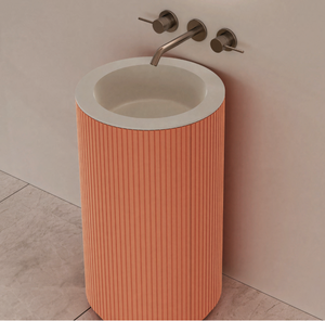 Évier monobloc en résine sans soudure, lavabo moderne et élégant pour l'approvisionnement par contrat - Product Image 4