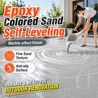 Peinture époxy auto-nivelante pour sols en sable coloré, revêtement de sol époxy, peinture époxy pour sols en sable coloré, vente en gros