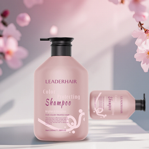 LEADERHAIR OEM ODM blando antiossidante protezione del colore <span class=keywords><strong>Shampoo</strong></span> naturale ingredienti vegetali Color Lock <span class=keywords><strong>Shampoo</strong></span> per capelli tinti - Product Image 4