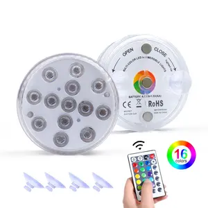 Shinetime IP68 עמיד למים LED בריכת אור RGB LED צבעוני מתחת למים תאורת בריכה טבולה מנורת עבור מזרקת בריכה