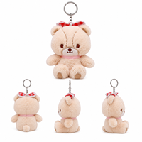 30 000 styles de porte-clés en peluche ours mignons, jouets en peluche Kawaii de dessin animé, animaux en peluche de 4 pouces, jouets pour machine à griffes pour enfants