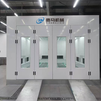 Cabine de peinture automobile facile à assembler avec four de séchage électrique diesel pour atelier de carrosserie certifiée CE