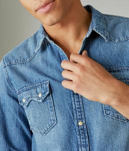 <span class=keywords><strong>Camisa</strong></span> occidental de algodón de calidad moderna para <span class=keywords><strong>hombre</strong></span>, <span class=keywords><strong>Camisa</strong></span> <span class=keywords><strong>vaquera</strong></span> de diente de sierra informal inteligente, servicio OEM de verano, nueva <span class=keywords><strong>Camisa</strong></span> <span class=keywords><strong>vaquera</strong></span> de trabajo - Product Image 6