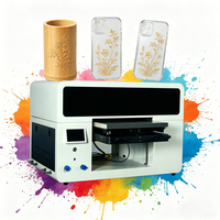 Imprimante UV DTF A3 haute précision, imprimante UV à plat, machine d'impression UV de bureau avec laminateur