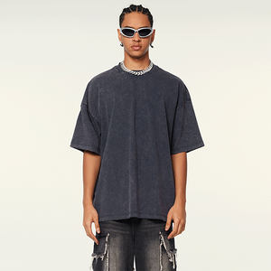 メンズ 2026 夏新作 ユース ウォッシュド ダメージ加工 半袖<span class=keywords><strong>T</strong></span>シャツ メンズ クール 半袖<span class=keywords><strong>T</strong></span>シャツ メンズ - Product Image 1