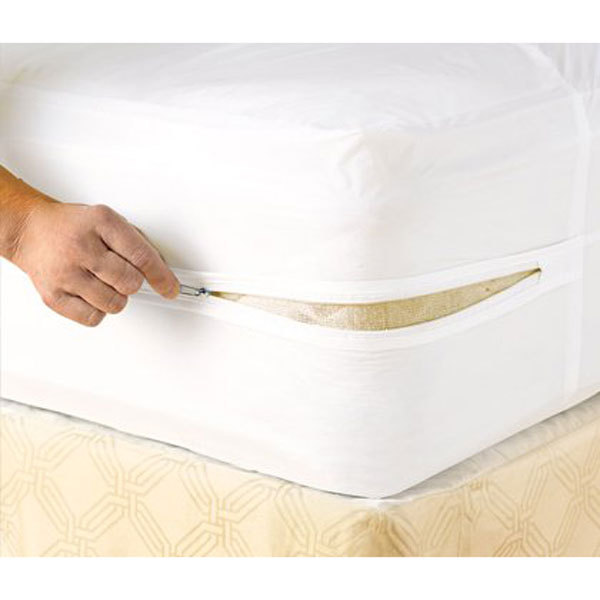 Wholesale Supplier Waterproof Hypoallergenic Mattress Protector Zipper Bed Bug