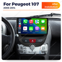 MEKEDE Car-play 4 cœurs GPS Navigation Multimédia Automobile 2+32 Go Android Auto Autoradio pour Peugeot 107 2005-2014