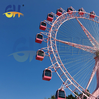 Grande Roue de 42 m en Promotion pour Enfants avec Structure en Acier pour Projets Commerciaux Extérieurs
