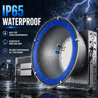 Luz LED de Alta Potencia para Estadios de 450W, 900W, 1350W, IP65 Impermeable, Proyector para Exteriores con Controlador Aislado