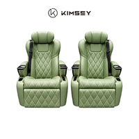 Siège de voiture modifié de luxe en cuir de style aérodynamique JS02A KIMSEY pour Toyota Alphard Vellfire Sienna Granvia
