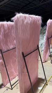 Miroir pleine longueur doux avec cadre en peluche et yeux <span class=keywords><strong>de</strong></span> dessin animé pour chambre à coucher, chambre d'enfant, décoration intérieure - Vente en gros - Product Image 2