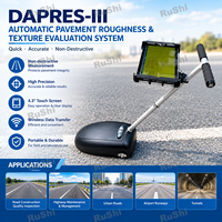 DAPRES III Profilomètre de chaussée portatif IRI SMTD Testeur de profondeur de texture pour routes et pistes aéroportuaires